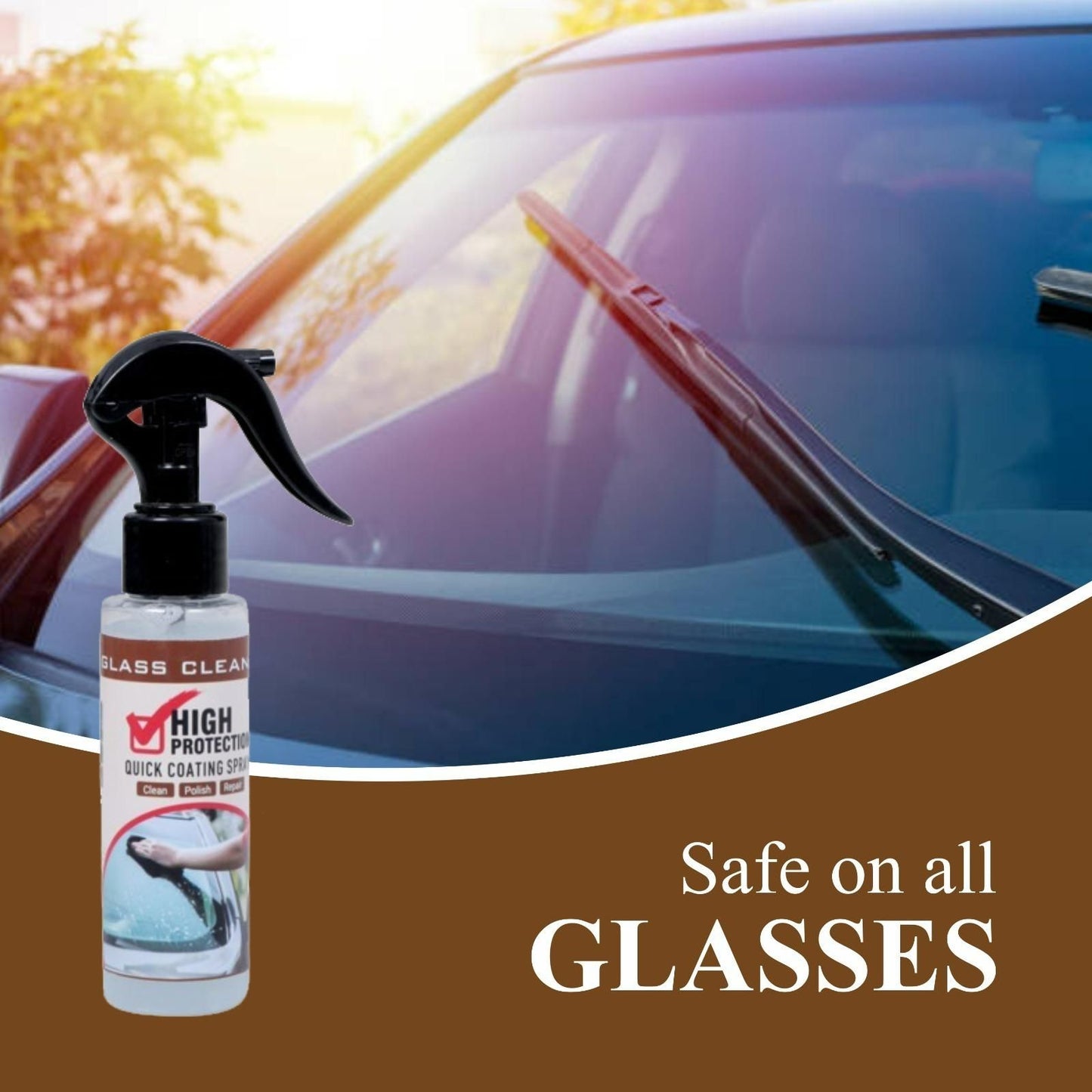 Glass Cleaner Quick Coating Spray (100 ml)